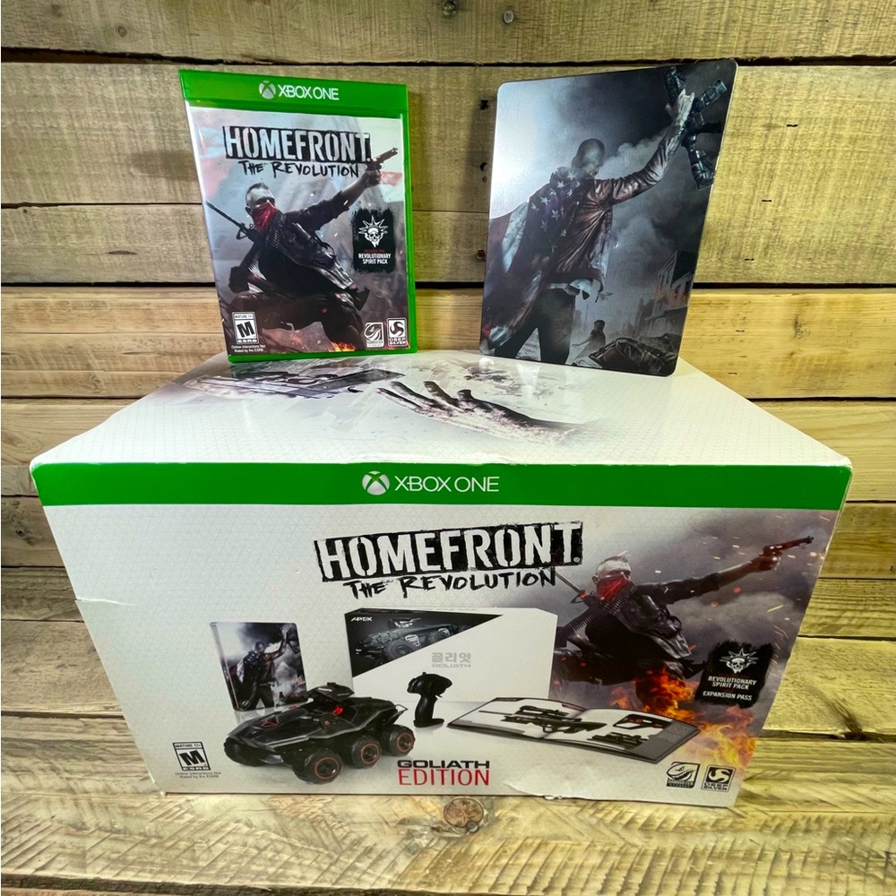 Homefront The Revolution Goliath Edition Xbox One Video Game, Drone and Art Book